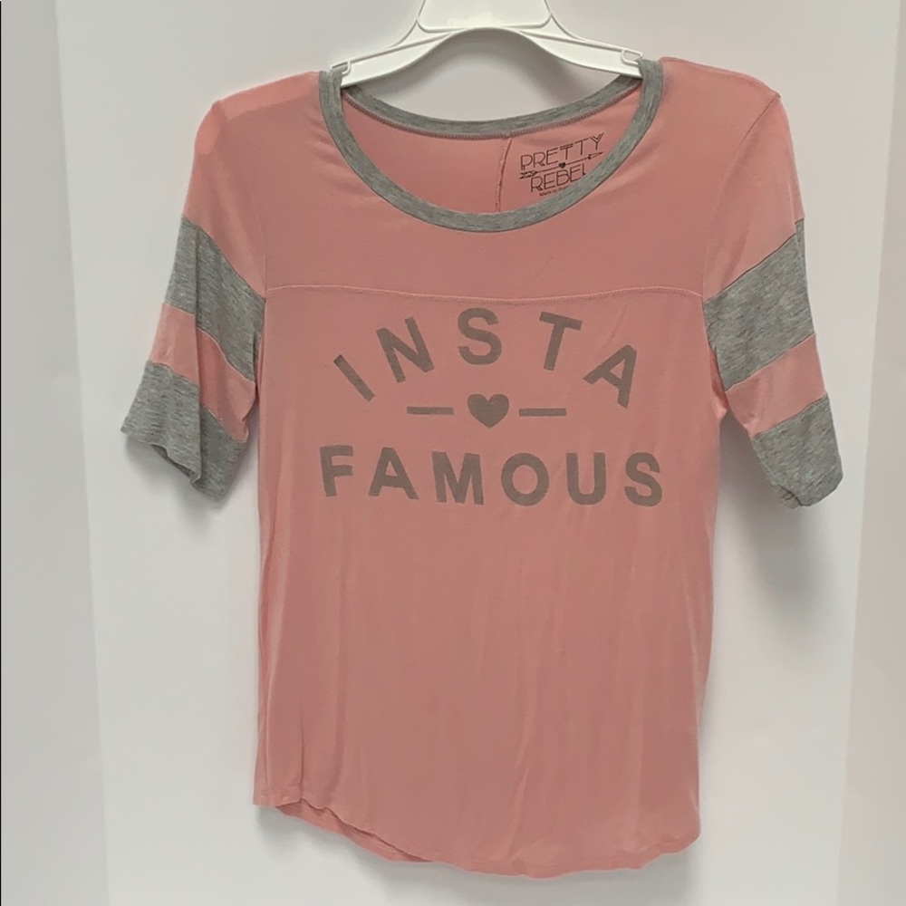 PRETTY REBEL Rose Gold Top